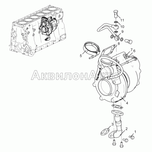 ТКР (для двигателей ЯМЗ-53602-10, ЯМЗ-53622-10, ЯМЗ-53642-10) 53602-30-111800-010