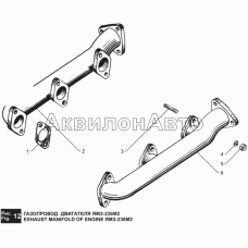 Газопровод двигателя ЯМЗ-236М2