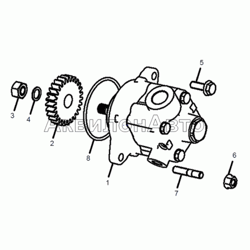 Насос гидроусилителя руля