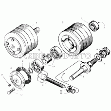 Приспособление натяжное ремня вентилятора двигателя ЯМЗ-240Б