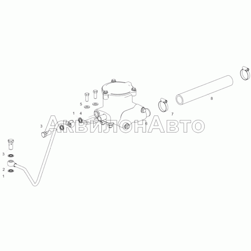 6582.1014199-10 Установка маслоотделителя 6582.1014199-10 Установка маслоотделителя