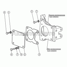 Установка крышки. (при отсутствии усилителя рулевого управления) Установка крышки. (при отсутствии усилителя рулевого управления)