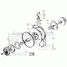 Корпус средний СМД-17,-17Н.01,-17Н.02,-17Н.03,-17Н.04,-18,-18Н.01,-18Н.02,-18Н.03,-18Н.04