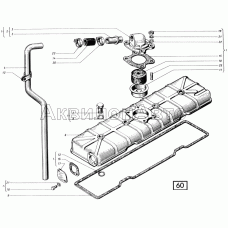 Колпак головки цилиндров СМД-21, -22, 22А, 23, 23.01, 23.02, 24, 24.01, 24.02