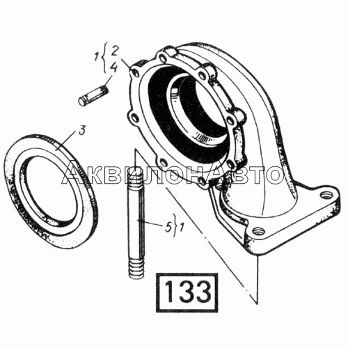 Корпус турбины СМД-31, -31А, -31.01, 31Б.04 Корпус турбины СМД-31, -31А, -31.01, 31Б.04