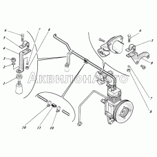 Установка компрессора 442-25c1-62