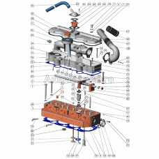 Установка головки цилиндров и впускного тракта Клапаны и толкатели клапан Установка головки цилиндров и впускного тракта Клапаны и толкатели клапан