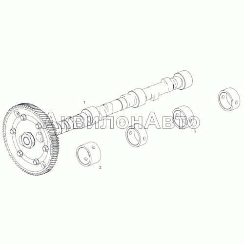7601.1006005 Установка вала распределительного 7601.1006005 Установка вала распределительного