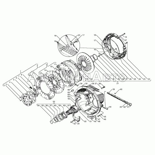 Сцепление ЯМЗ-184-15