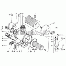 Установка воздухоочистителя 442-24-12c1