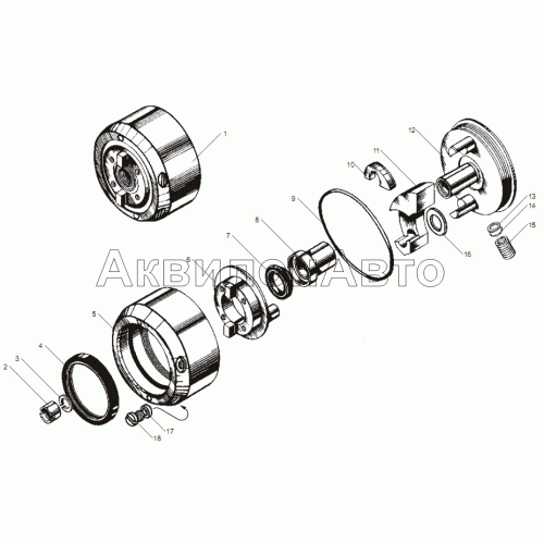 Муфта опережения впрыскивания топлива