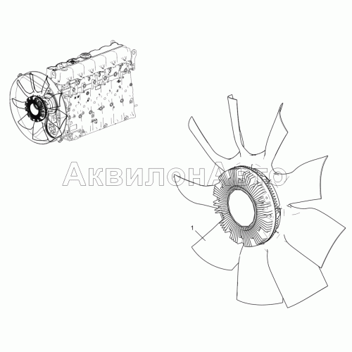 Вентилятор 536-30-130800-010