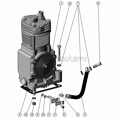 Установка компрессора. Установка компрессора.