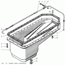 Поддон блока цилиндров