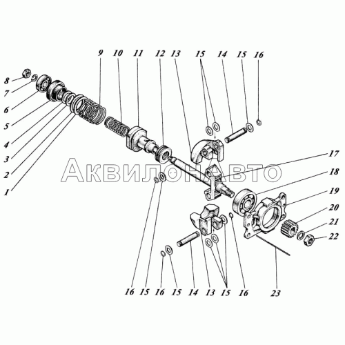 Валик регулятора 41-А17с9-1А Валик регулятора 41-А17с9-1А