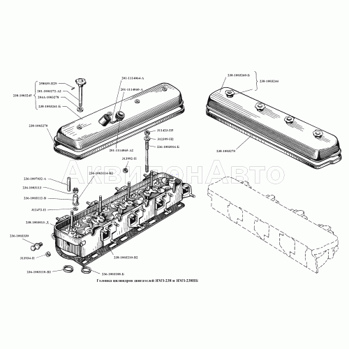 Головка цилиндров двигателя ЯМЗ-238 и ЯМЗ-238НБ Головка цилиндров двигателя ЯМЗ-238 и ЯМЗ-238НБ