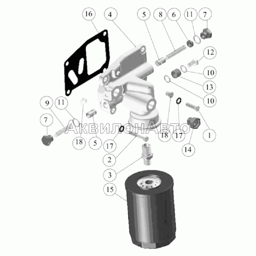 Установка масляного фильтра. Установка масляного фильтра.