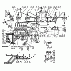 Топливные трубопроводы и установка топливной аппаратуры