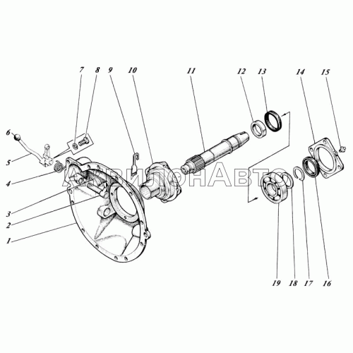 Муфта сцепления 444-21c1 Муфта сцепления 444-21c1