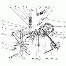 Насос водяной и вентилятор 440В-13с1