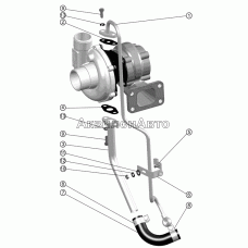 Маслопроводы турбокомпрессора Маслопроводы турбокомпрессора