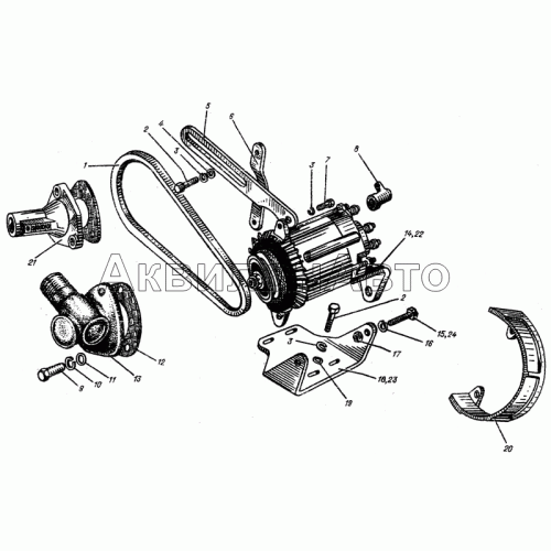 Генератор и счетчик моточасов