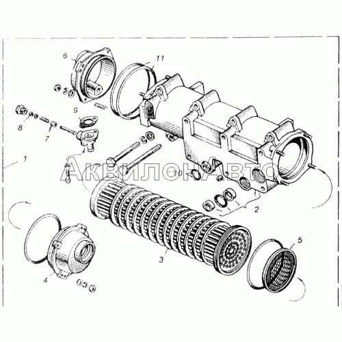 Водомасляный радиатор