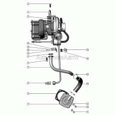 Маслопроводы турбокомпрессора. (245-1118000-В-01) для ТКР 6,5.1-09-03 Маслопроводы турбокомпрессора. (245-1118000-В-01) для ТКР 6,5.1-09-03