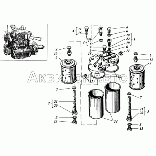 Топливный фильтр тонкой очистки Топливный фильтр тонкой очистки