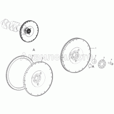 Маховик 536-30-100500-030