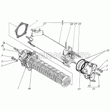 Жидкостно-масляный теплообменник 442-56-11с2
