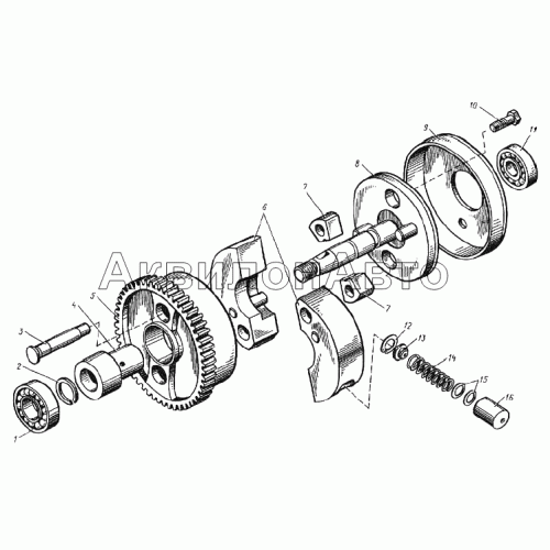 Муфта опережения впрыска топлива