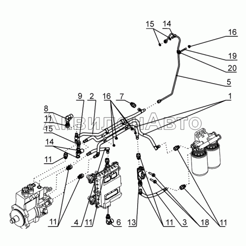 Топливная система низкого давления