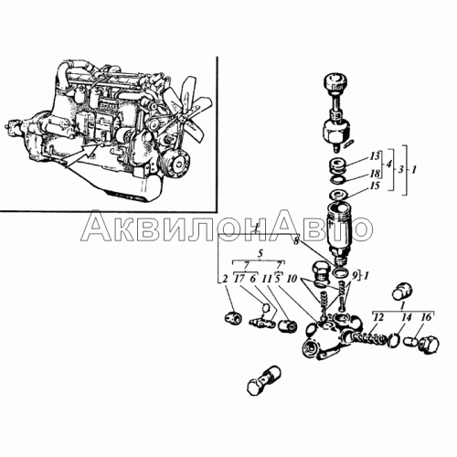 Насос топливоподкачивающий