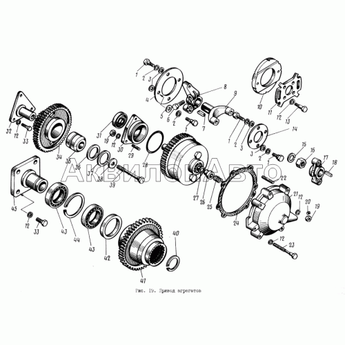 Привод агрегатов