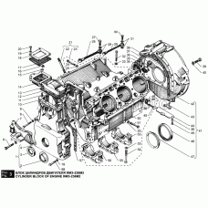 Блок цилиндров двигателя ЯМЗ-236М2