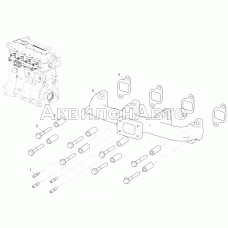 Коллектор выпускной (для двигателя ЯМЗ-5347-10)