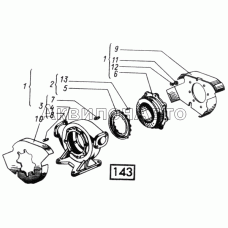 Корпус турбины СМД-60, -62, -64, -66, -72