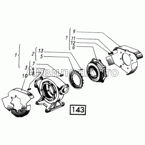 Корпус турбины СМД-60, -62, -64, -66, -72