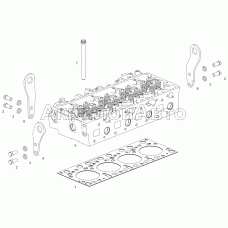 5340.1003005-20 Установка головки цилиндров (ЯМЗ-53441-20)