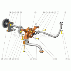 Установка масляного насоса. Установка приёмника масляного насоса