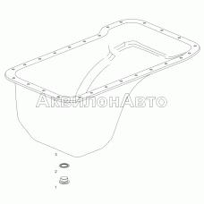 5344.1009010-10 Картер масляный в сборе