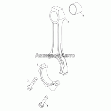 7511.1004045-02 Шатун в сборе