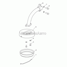 Труба всасывающая 236-1011398-Д на ЯМЗ-236М2-4,-19,-31,-33,-37,-39,-40,-41,-43,-45,-47,-52,-55, ЯМЗ-236Г-9, ЯМЗ-236Д-2,-5