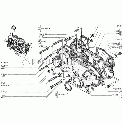 Картер шестерен Картер шестерен