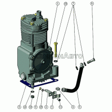 Установка компрессора