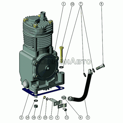 Установка компрессора Установка компрессора