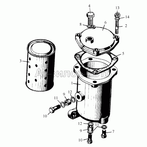 Фильтр топливный тонкой очистки Фильтр топливный тонкой очистки