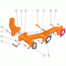 Коллектор выпускной Коллектор выпускной