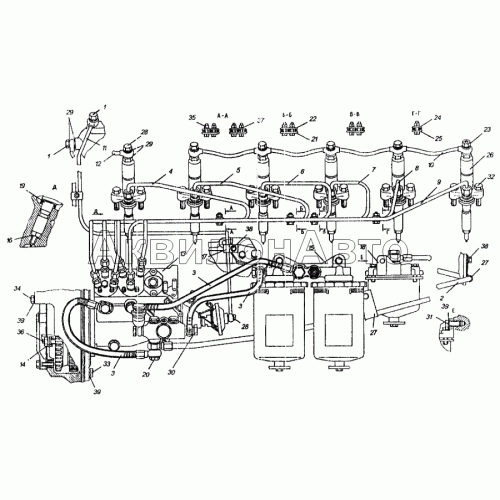 Топливные трубопроводы и установка топливной аппаратуры Топливные трубопроводы и установка топливной аппаратуры